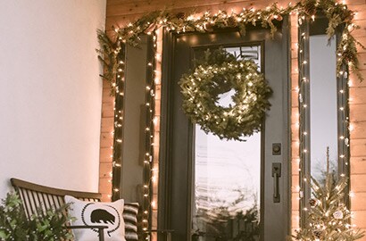 Christmas decoration ideas for front door