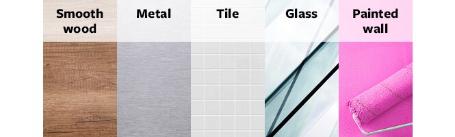 Damage free hanging surfaces with Command
