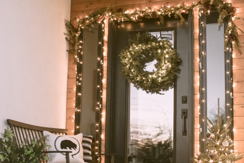 Christmas decoration ideas for front door
