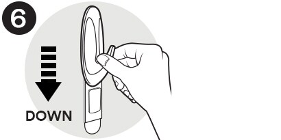 slide the hook back on
