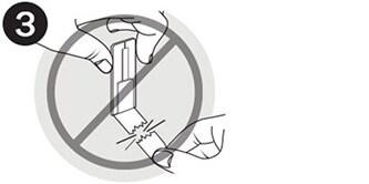 Icon showing that you should never pull the Command™ Strip towards you.
