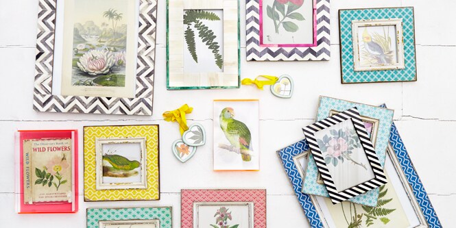 Picture wall idea on floor
