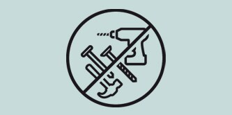 No tools required icon

